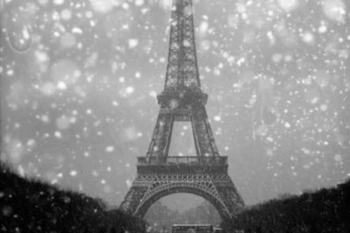 У Франції теж потужні снігопади: товщина снігового покриву — 20 см