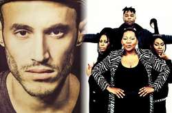 На сцене «Х-фактора» споют Лиз Митчелл из Boney M и Натан Гошен 