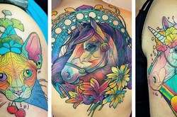 Шедевры, которые сводят с ума своей красотой: яркие анималистические татуировки
