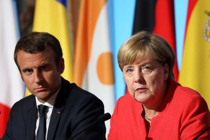 Меркель і Макрон вимагають дотримання перемир’я на Донбасі