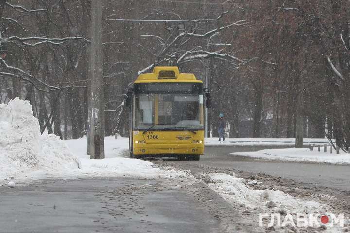 Сьогодні у центрі Києва закриють тролейбусні маршрути