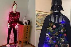 Новогодний креатив: 20 необычных праздничных елок, которые далеки от классических стандартов  