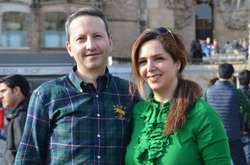  Ахмадреза Джалалі разом із дружиною 