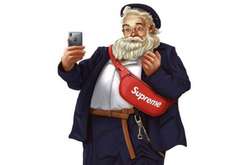 Модный Санта Клаус