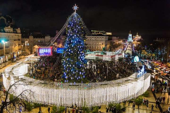 Новогодний рейтинг елок Украины (фото)