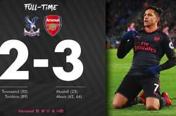 Чемпіонат Англії. «Арсенал» виграв дербі у «Кристал Пеласа»