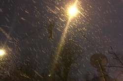 Сніг у Києві 31 грудня