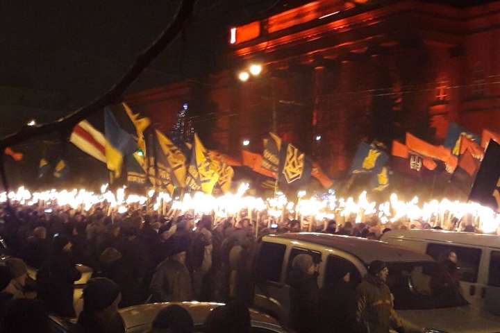 «Марш Бандери» у Києві: обійшлося без провокацій