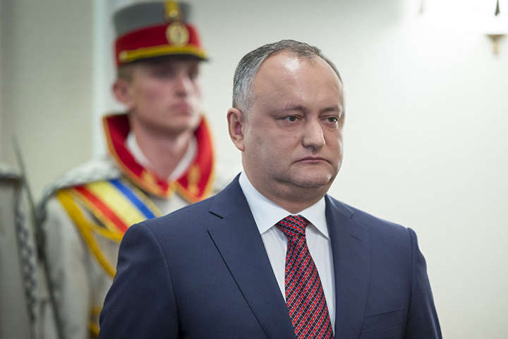 Президента Молдови Додона відсторонено від посади