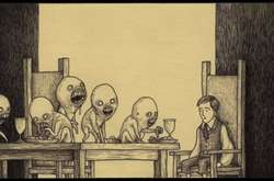 Режиссер детского телешоу в свободное время рисует жуткие картины