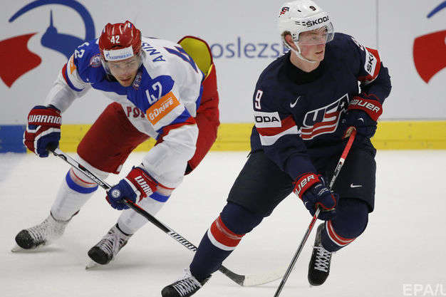 Росія програла США на чемпіонаті світу з хокею