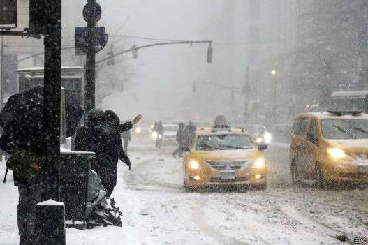В Нью-Йорке ожидают снежную бурю