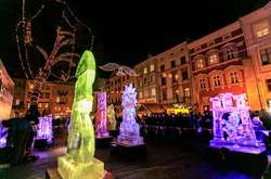 Выставка ледовых скульптур во Львове: опубликованы завораживающие фото