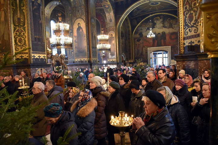 У різдвяних богослужіннях взяли участь близько 5 мільйонів українців
