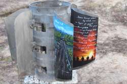 Війна і творчість. Десантники перетворили бойовий снаряд на витвір мистецтва