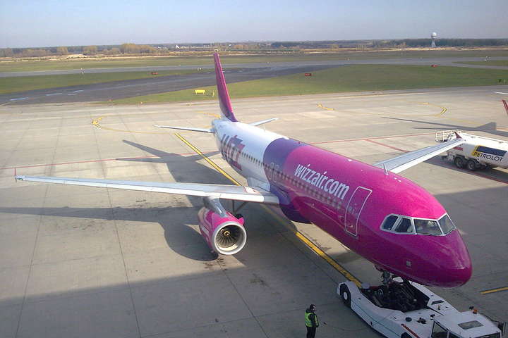 Wizz Air відрапортувала про збільшення пасажиропотоку на українських рейсах