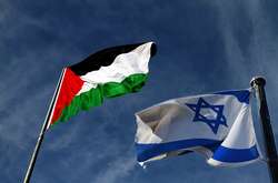 Прапори Палестини та Ізраїлю