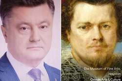 «Двойники» на картинах: Google показал, на кого похож Порошенко