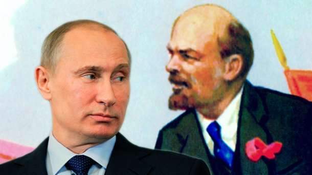 Російський карикатурист висміяв слова Путіна про Леніна і мощі