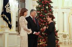 Марина и Петр Порошенко в Мариинском дворце