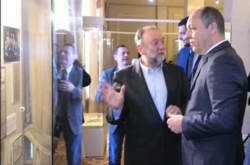 Музей українського парламентаризму у ВР: Парубій відкрив чергову експозицію