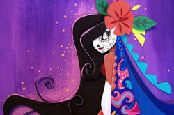 Бразильская художница создает волшебные аппликации по мотивам мультфильмов