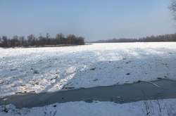 На Київщині замерзла річка Десна