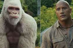 Дуэйн Джонсон и его лучший друг-горилла в новом трейлере «Рэмпейдж»