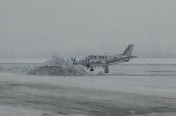 Аеропорт Запоріжжя закрили через складні погодні умови 