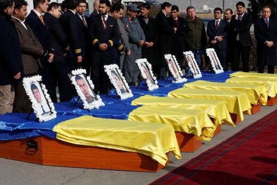 В Кабуле простились с украинцами, погибшими при теракте (фото)