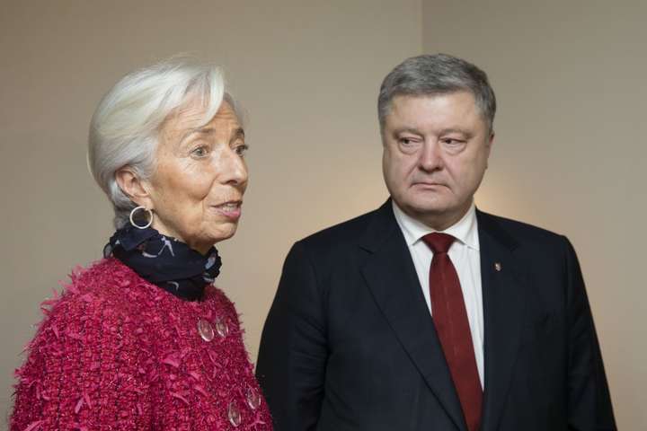 Глава МВФ на зустрічі з Порошенком: Україні варто прискорити темп реформ