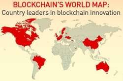  Карта «Країни-лідери блокчейна» 