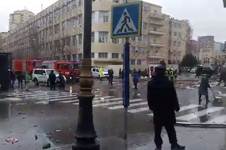 В центрі Баку вибухнув газ
