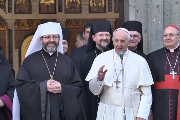 Папа Римський зустрівся з вірянами української церкви в Італії