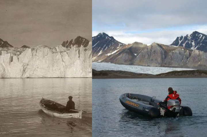 Як тане Арктика: неймовірне порівняння кадрів початку 20 століття з сучасними фото