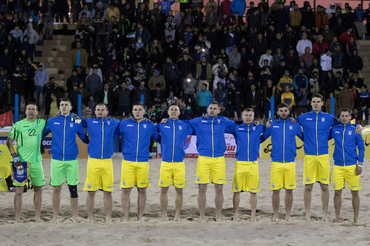 Збірна України стала третьою на турнірі з пляжного футболу в Ірані