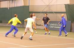 Як українські тенісисти готуються до матчу зі Швецією. Фотогалерея