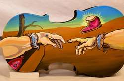 Картина на скрипке