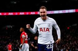 Крістіан Еріксен відкрив рахунок вже на першій хвилині матчу. Фото: Getty Images