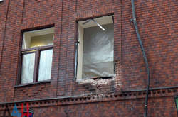 Терористи показали руйнування після обстрілу будівлі «міністерства оборони ДНР»