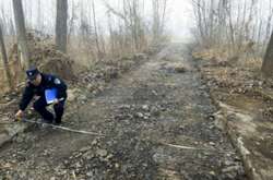 Місце, де знаходилась бетонована дорога