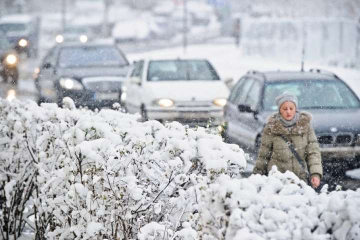В Україні сьогодні місцями сніг, на півдні до +6 