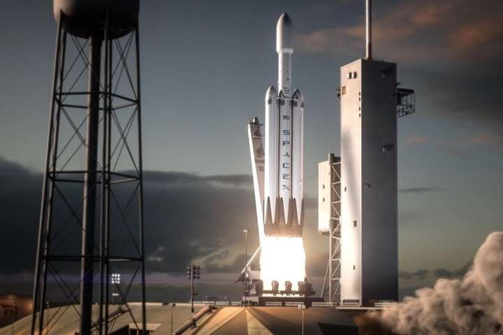 Компанія SpaceX перенесла запуск ракети Falcon Heavy через сильний вітер
