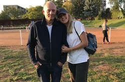 Марта Костюк і її батько Олег