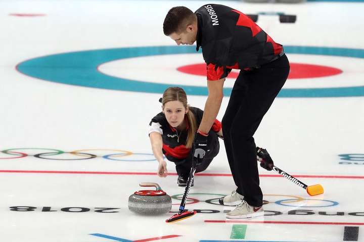 Команда Канади. Фото Getty Images - Олімпіада-2018. Швейцарія вибила росіян у півфіналі турніру змішаних пар з керлінгу