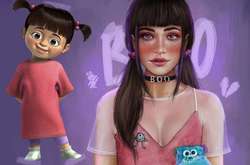 Художница показала, как могли бы выглядеть герои популярных мультфильмов в обычной жизни