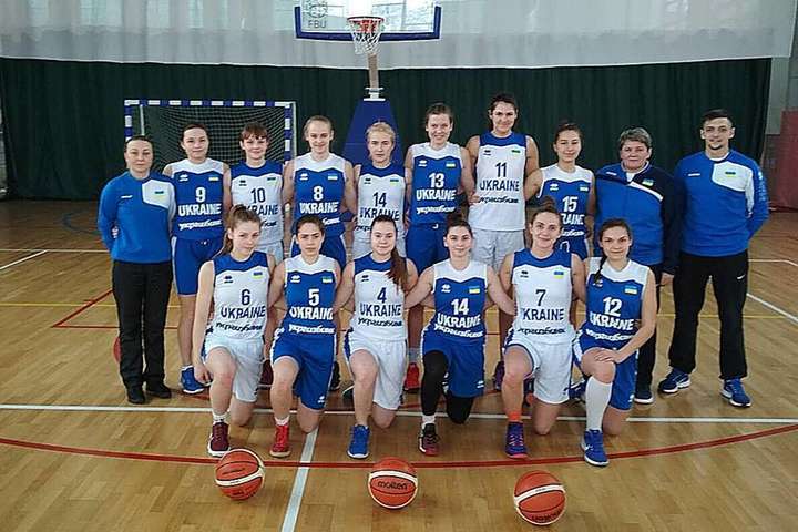 Жіноча збірна України з баскетболу U-20 візьме участь у міжнародному турнірі у Вільнюсі