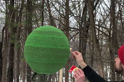 Шар из спичек