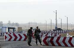 Блокпост росіян в окупованому Криму 