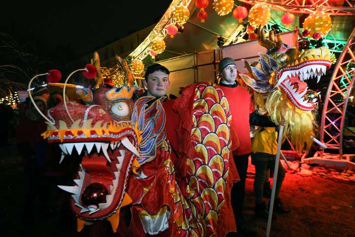 У Львові яскравим шоу відзначили китайський Новий рік. Фотогалерея